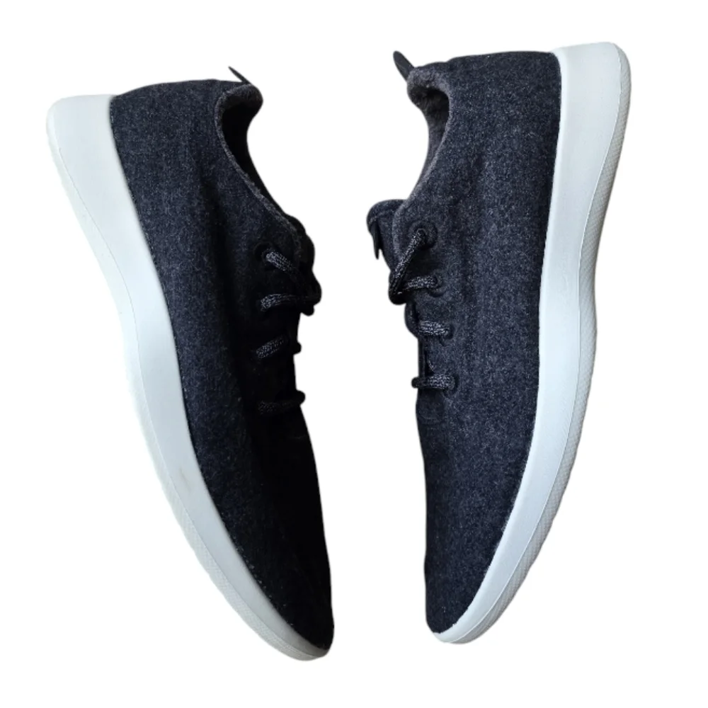Allbirds Wool Runners Mens Sneakers Shoes Gray Lace Up